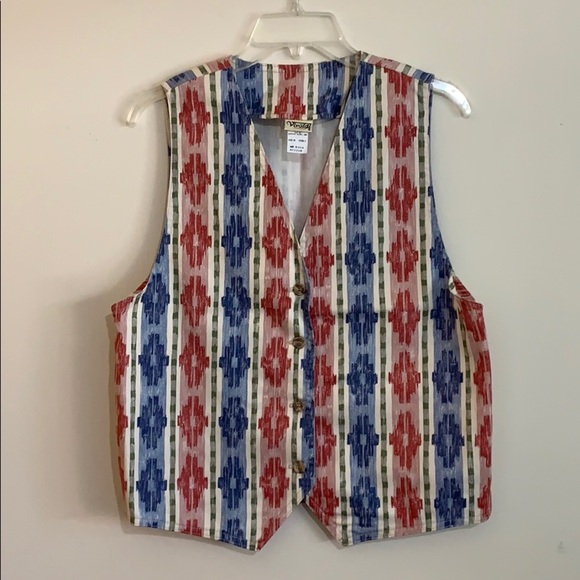 Vivaldi Jeanswear Jackets & Blazers - Vintage - Vivaldi Jeanswear, western motif vest
